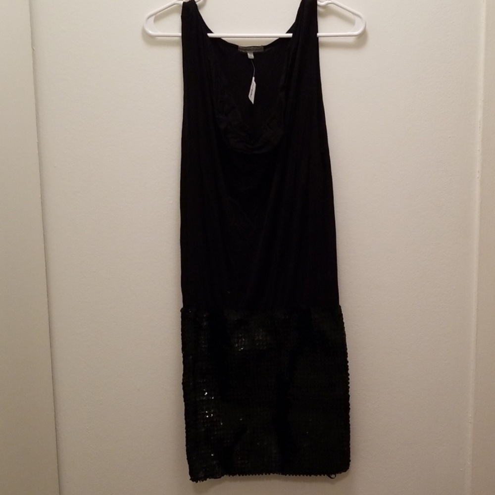 Sequin skirt mini dress
